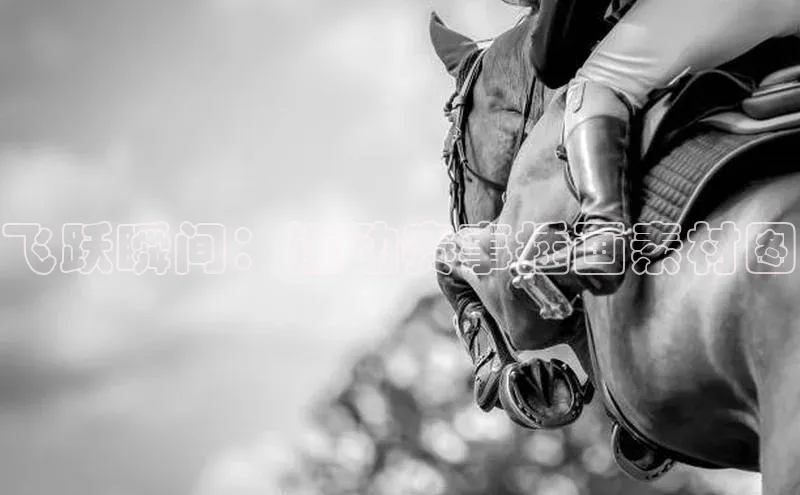 飞跃瞬间：运动赛事插画素材图